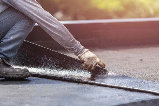 Professional Crawl Space Encapsulation technician working in Morrisonville, IL